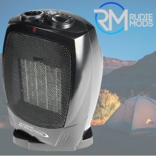 Outdoor Revolution Portable PTC Oscillating Ceramic Heater 750W/1500W